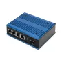 Digitus 4 prievadų Gigabit Ethernet tinklo PoE komutatorius, pramoninis, nevaldomas, 1 SFP aukštutinė jungtis