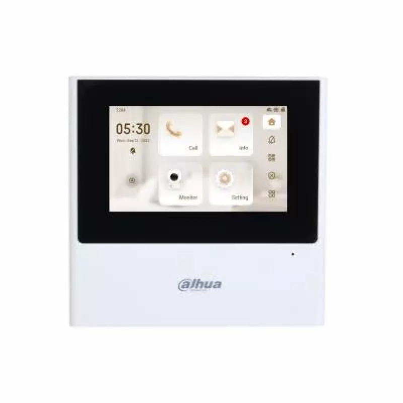 Dahua Technology VTH2611L-WP vaizdo domofono sistema 10,9 cm (4,3 colių) Juoda, Balta