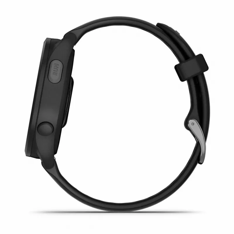 Garmin Forerunner 165 Music - Juoda - Sportinis laikrodis su dirželiu - Silikonas - Tamsiai pilka - Riešo dydis: 126-203 mm - Ekranas 3 cm (1.2) (010-02863-30)