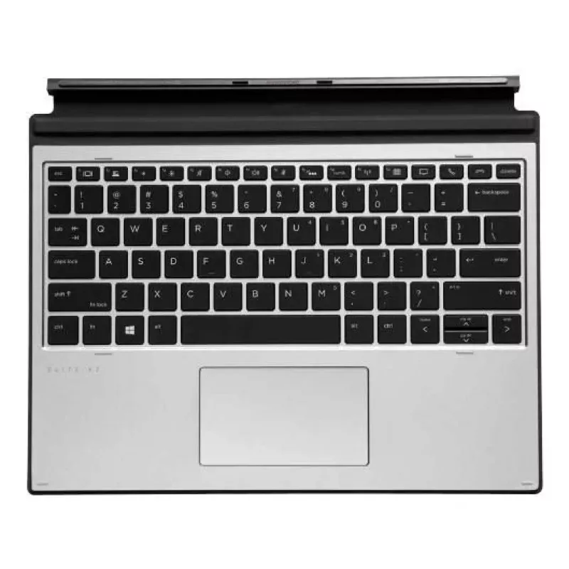 HP L67436-A41 mobiliojo įrenginio klaviatūra, belgiška, Pogo Pin, sidabrinė