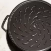 Saute Pan ZWILLING STAUB BRAISERS apvali 28 cm, juoda, dugno Ø 22.2 cm