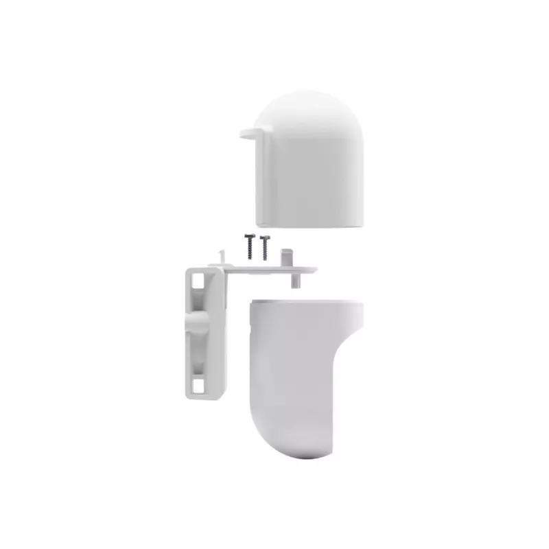 Montavimo rinkinys, skirtas UBIQUITI UVC-G3-FLEX (UVC-G3-FLEX-PWM-WT-3) — baltas polikarbonatas ir guma, 0,065 kg