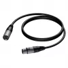 Audio kabelis Procab XLR kištukas į XLR lizdą 10 m (1KPBA139)