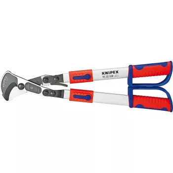 Kabelių žirklės Knipex 9532038, reketinio veikimo pjovimo įrankis kabeliams