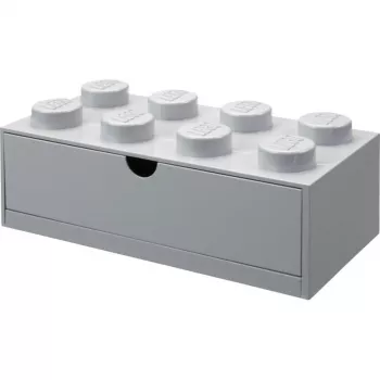 Stalčius rašomajam stalui Room Copenhagen modelis 40211740 su pilkomis rankenėlėmis — priedas LEGO rinkiniams