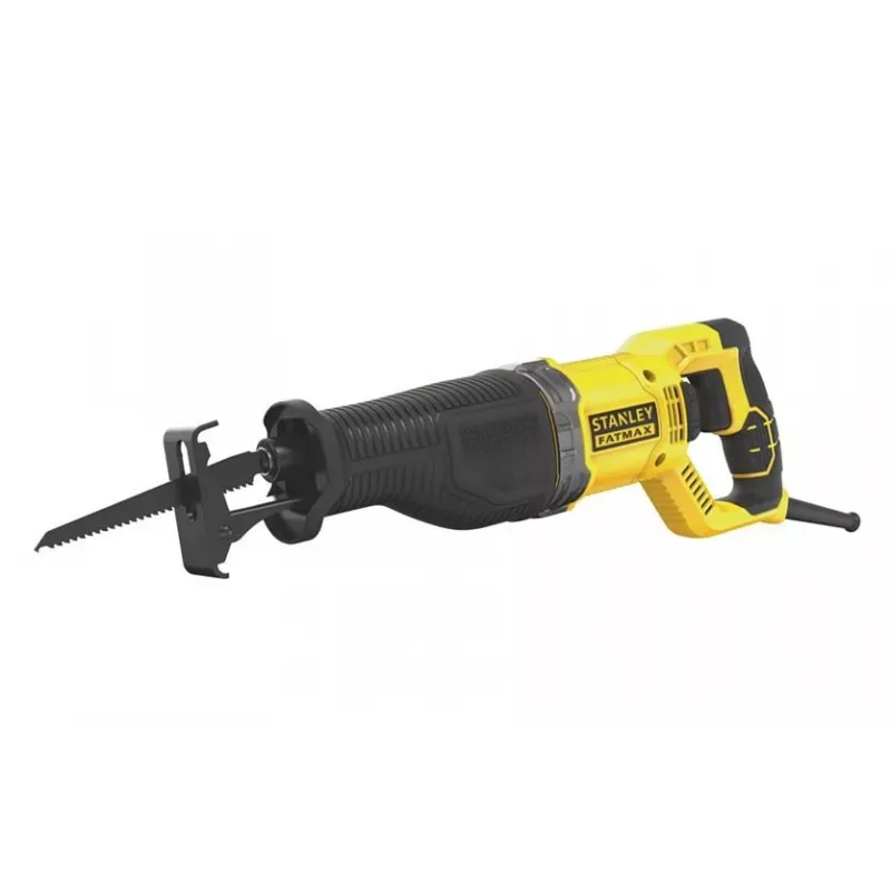 STANLEY FME360 900W elektrinis atbulinis pjūklas, 2,8 cm eiga, minkštas paleidimas, minkšta rankena, pjūklelis pridedamas