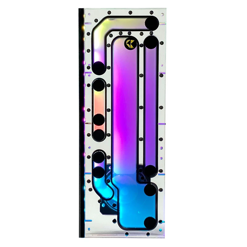 Stealkey Customs SK-Crossflow, skirtas Lian Li - O11D XL Evo Distroplate D5/DDC - akrilas