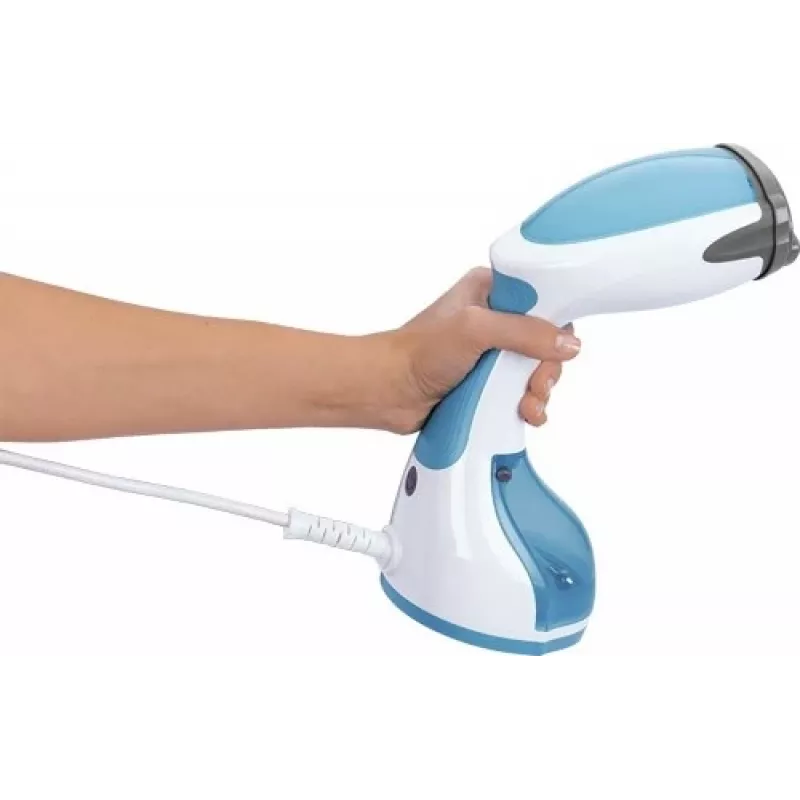 Garinis lygintuvas MPM MZP-01 su nerūdijančio plieno padu, 1200 W, 0,25 L nuimamas bakelis, nuolatinis garas 36 g/min, mėlynas