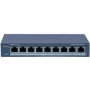 Tinklo komutatorius Hikvision DS-3E1309P-EI(B) 8 prievadų 100 Mbps su 110W PoE