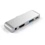 Satechi aliumininis USB-C šakotuvas skirtas iPad Pro, sidabrinis