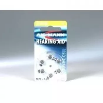 1x6 Ansmann Zinc-Air 10 (PR70) klausos aparatų baterijos