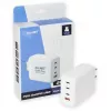 ALLNET maitinimo blokas PSU-GaNPD-USB-1A3C-200W — 200 W GaN USB įkroviklis, 1× USB-A, 3× USB-C