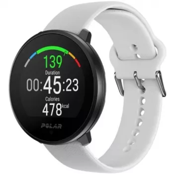 Polar Unite White S-L Silicone Wristband with Pin Buckle