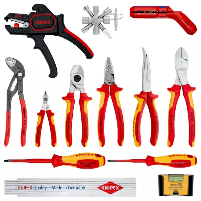 Mechaninių įrankių rinkinys Knipex 00 20 90 V02 13 įrankių