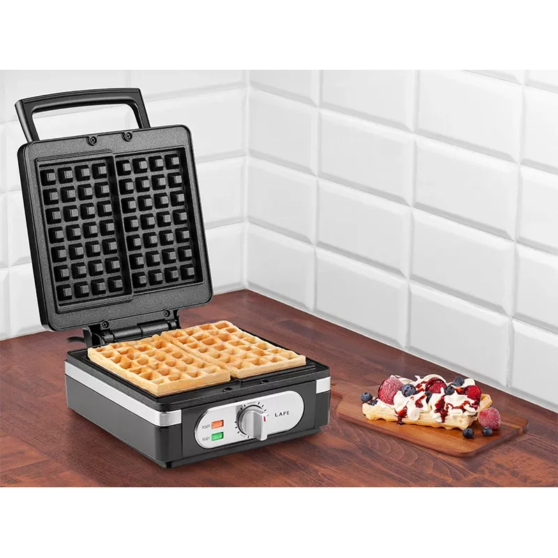 Vaflinė LAFE WaffleMaster GFB-003 1400W su nelimpančiomis plokštėmis