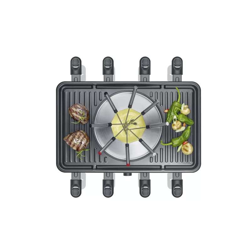 Raclette Grill Severin RG 2347 8 asmenims 1400 W juoda