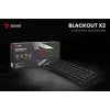 Mechaninė žaidimų klaviatūra SAVIO JuodaOUT X2 BROWN, 61 klavišų, 60 %, USB, QWERTY, RGB, Outemu Brown