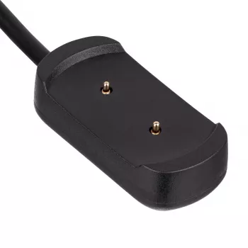Patalpų įkroviklis Akyga AK-SW-02 išmaniajam laikrodžiui, juodas, USB 5V, 1 m