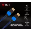Savio GCL-02 HDMI kabelis 1,8 m HDMI A tipo (standartinis) juoda, mėlyna