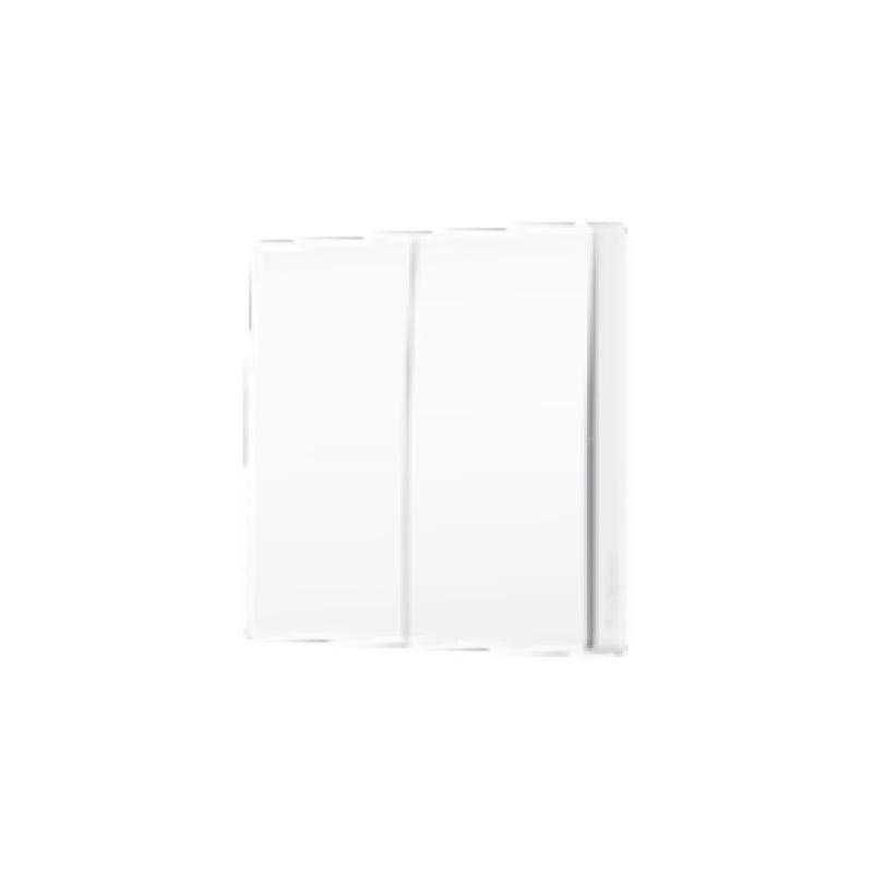 TP-Link Tapo išmanusis šviesos jungiklis 2-jų klavišų 1-rų krypčių, pasviręs valdymas, balta, 91,5 mm, 100,5 mm, 55,5 mm, 200 g