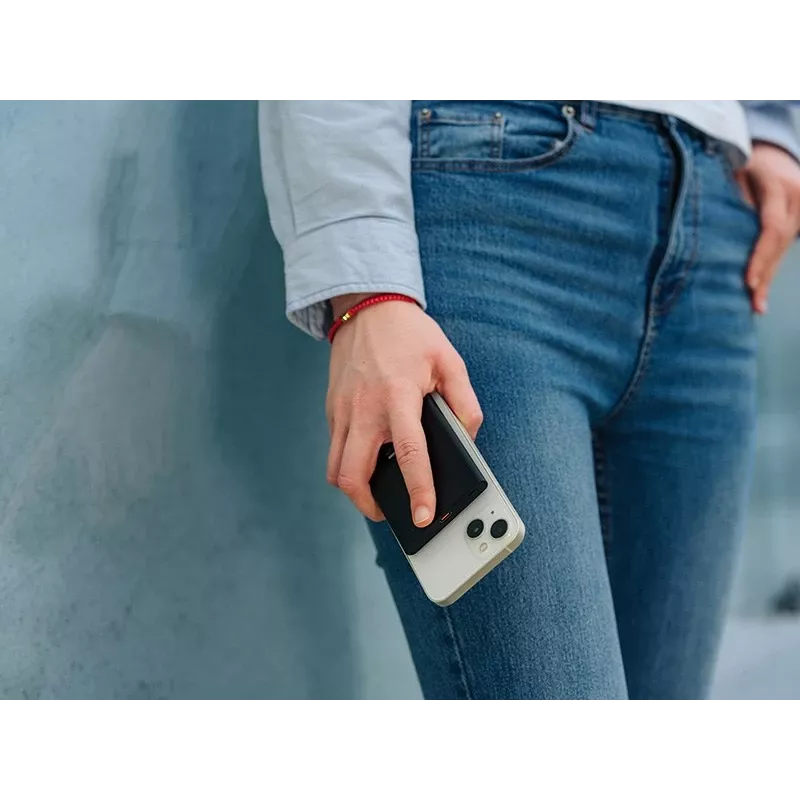 Nešiojamas įkroviklis TRACER AirMag2 — 5000 mAh, MagSafe suderinamas, USB-C PD 20 W, belaidis įkrovimas, 115 g, 1 prievadas