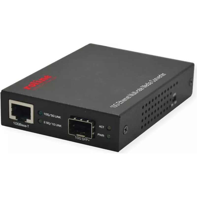ROLINE keitiklis 1/2.5/5/10 Gigabit Ethernet RJ45 SFP arba SFP+ - Keitiklis - Ethernet (21.13.1133)
