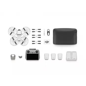 DJI Flip Fly More Combo (DJI RC 2) dronas su kamera, 4K/60fps HDR, 48 MP, 1/1,3″ CMOS, 3 baterijos