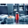 Kelioninis puodelis Leifheit 03245 nerūdijantis plienas 350 ml, dviguba sienelė, nesandarus, atverčiamas dangtelis, juodas/raudonas