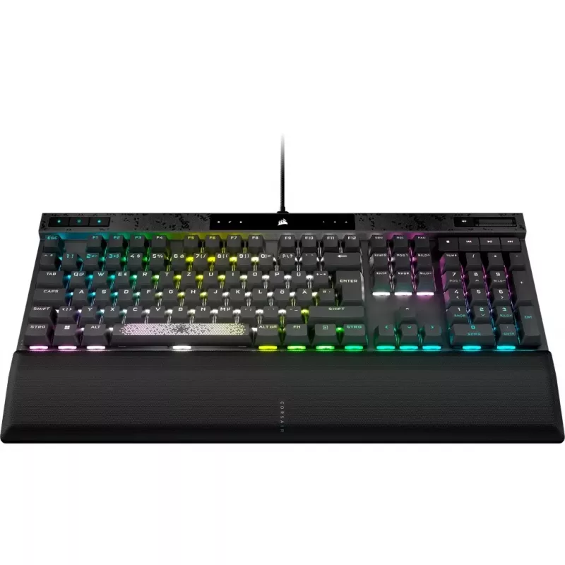 Corsair K70 MAX klaviatūra, žaidimams, USB, vokiška, juoda