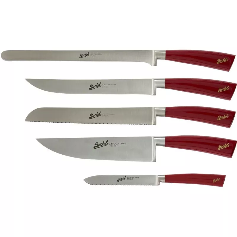Virtuvinis peilių rinkinys Berkel ELEGANCE nerūdijantis plienas 5 vnt.