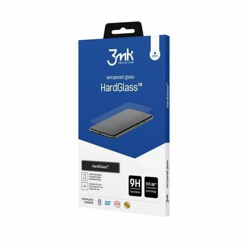 3MK HardGlass pro Samsung Galaxy S24+ permatomas apsauginis ekrano stiklas, atsparus smūgiams ir įbrėžimams