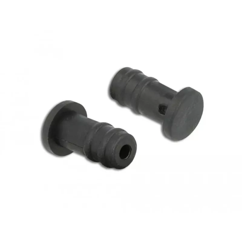 Dulkių dangtelis DeLOCK 60251 3,5 mm stereofoniniam lizdui (moteriškam) 10 vnt. juodas
