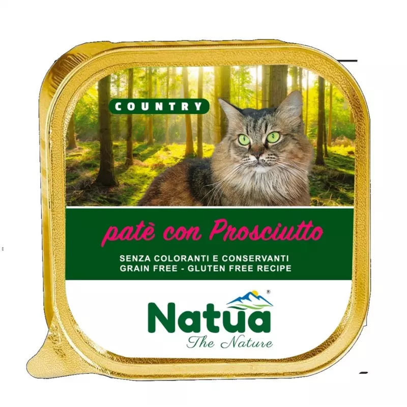NATUA Country Ham - šlapias kačių maistas - 100 g
