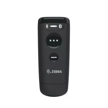Rankinis brūkšninių kodų skaitytuvas Zebra CS60 1D/2D LED belaidis IP65 juodas, Bluetooth/USB, 100 m atstumas, 83 g