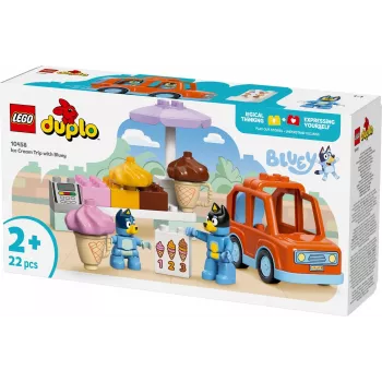 LEGO BLUEY 10458 Ledų kelionė su Bluey