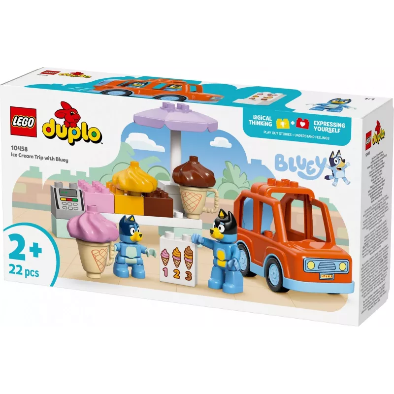 LEGO BLUEY 10458 Ledų kelionė su Bluey