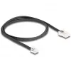 Tinklo kabelis DeLOCK 88035 RJ45 į RJ11 1m Juodas