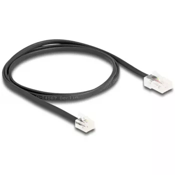 Tinklo kabelis DeLOCK 88035 RJ45 į RJ11 1m Juodas