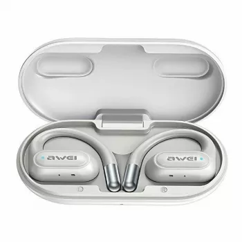 Bluetooth ausinės 5.4 T93 OWS baltos
