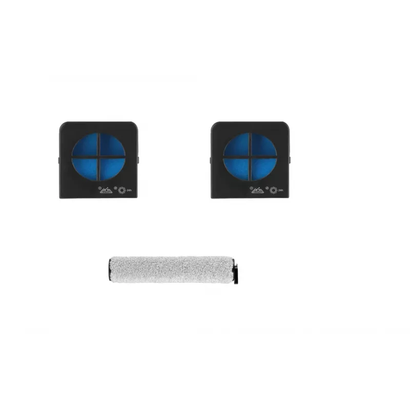 Midea X6 atsarginių dalių rinkinys: 2x HEPA filtras, 1x šepetėlio volelis