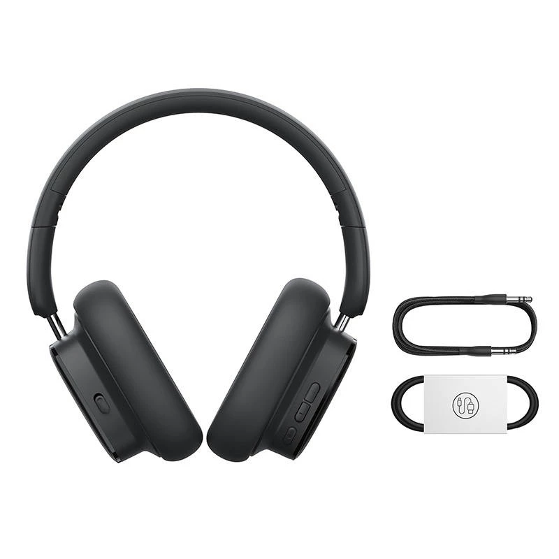 Baseus Bowie H1i ausinės Belaidė galvos juosta Skambučiai / Muzika USB Type-C Bluetooth juoda