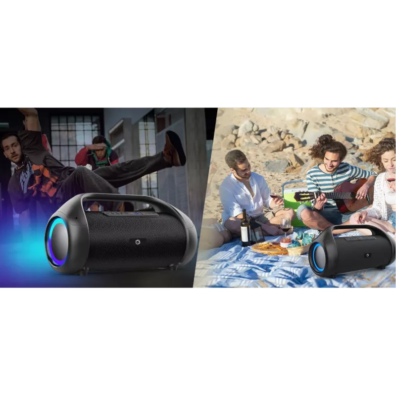 Nešiojamas stereofoninis garsiakalbis Manta SPK310 juodas