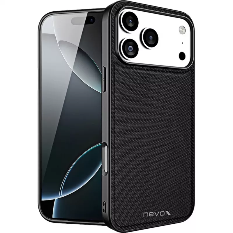 nevox StyleShell NYLO - iPhone 17 Pro Max 6.9 juoda (2529)