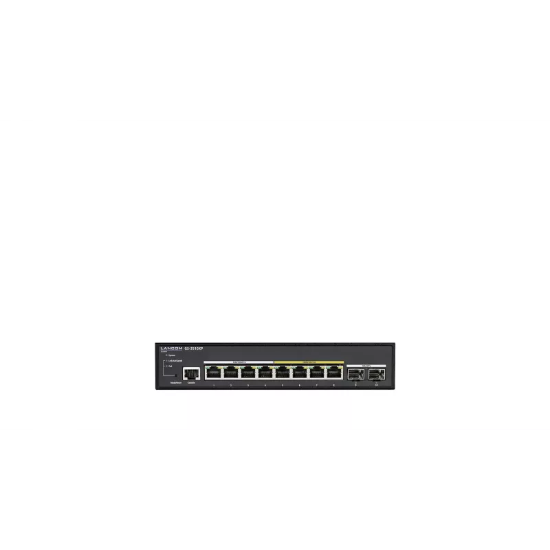 LANCOM GS-3510XP valdomas L2 2.5G Ethernet (100/1000/2500) Power over Ethernet (PoE) 1U Juodas