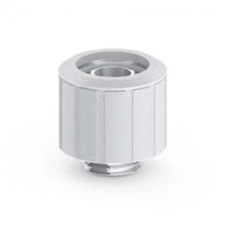 BitsPower tiesi jungtis G1/4 colio vid. sriegis su 16/10 mm vamzdeliu, smėliuotas sidabras