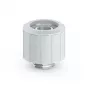 BitsPower tiesi jungtis G1/4 colio vid. sriegis su 16/10 mm vamzdeliu, smėliuotas sidabras