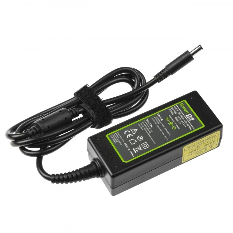 Maitinimo adapteris Green Cell AD57AP 45W 19.5V 2.31A nešiojamiesiems kompiuteriams Dell, skirtas naudoti patalpose, juodas
