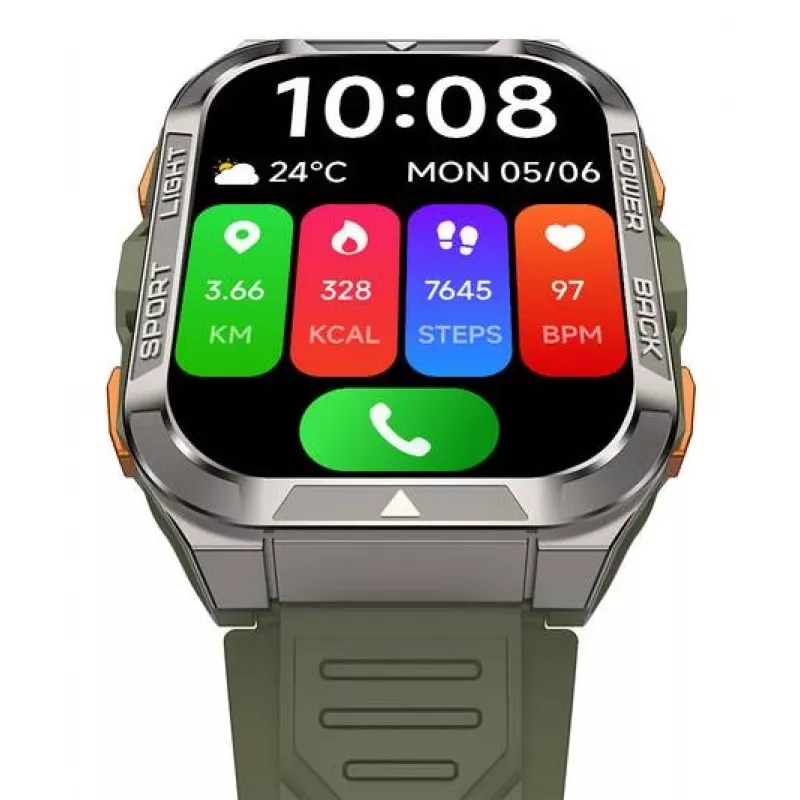Išmanusis laikrodis W80 PRO/GREEN W80PROGREEN Juodaview
