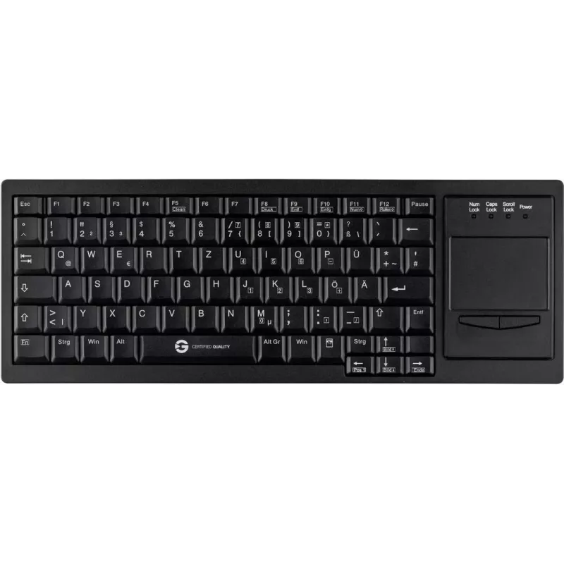 Belaidė klaviatūra GETT CleanType Xtra Touch WL 2.4 GHz QWERTZ