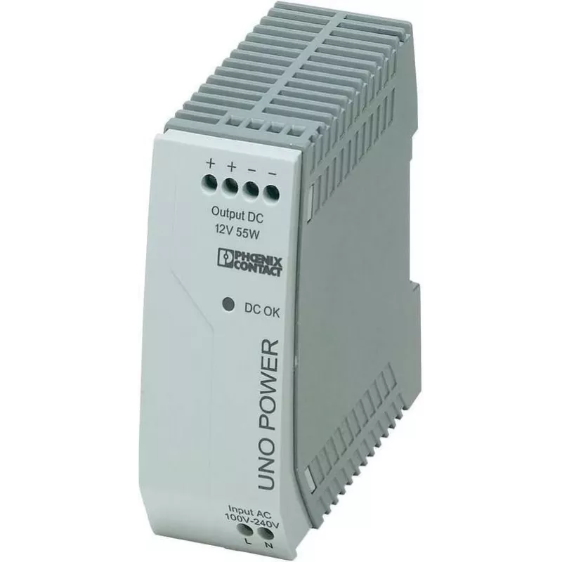 Phoenix UNO-PS/1AC/12DC/ 55W maitinimo šaltinis, pilkas (2902999)